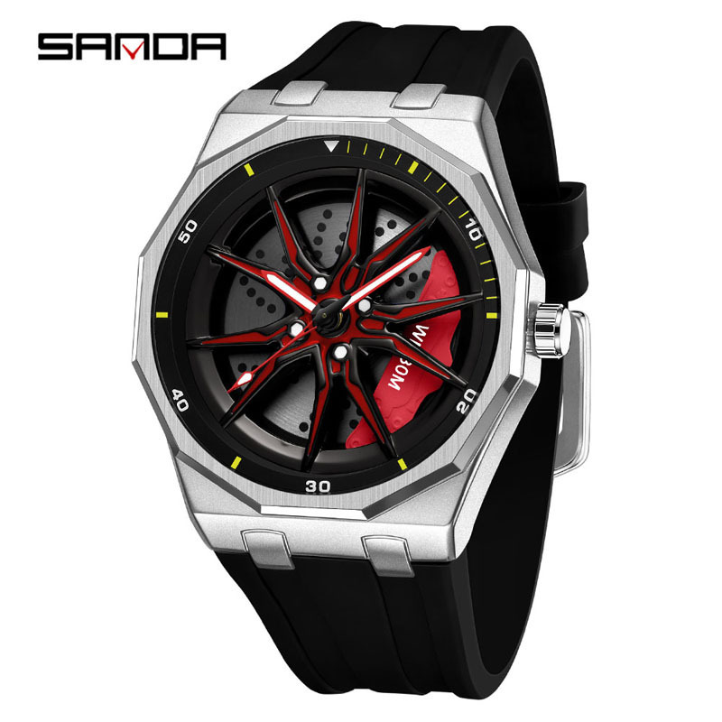 Negro Plata Rojo