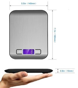 Wholesale Household Smart Stainless Steel Digital Electronic Kitchen Weighing <b>Food</b> <b>Scale</b> - Product Image 4