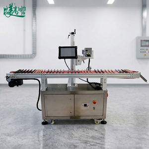 Marqueur laser UV à positionnement CCD avec convoyeur personnalisé pour l'identification de la date de production et la gravure de logos sur les crayons à sourcils - Product Image 1