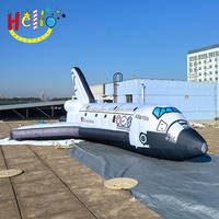 Modèles d'avions spatiaux gonflables sur le thème de l'espace, personnalisés pour l'extérieur, pour les événements