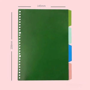 Wholesale A4 A5 B5 Notebook <strong>Planner</strong> Notebook Diary Inside Filler Papers Inner Page Frosted Transparent Binder Notebooks Cover - Product Image 6