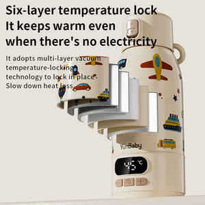 <span class=keywords><strong>Taza</strong></span> Eléctrica Portátil para Agua Caliente para Salidas, 316, Temperatura Constante, Hervidor para Leche de Bebé, Carga Inalámbrica, Transfronterizo - Product Image 4