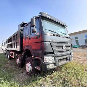 รถดัมพ์มือสอง Sinotruk HOWO 371 แรงม้า 8x4 สำหรับงานหนัก 12 ล้อ เครื่องยนต์ดีเซลยูโร 2 รถบรรทุกเทท้ายสำหรับงานหนัก ลดราคาพิเศษ - Product Image 5