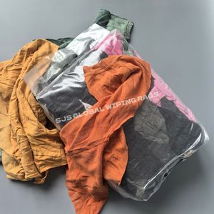 Trapos de Algodón Puro 100% de Colores, 20kg, para Uso Industrial, Trapos de Felpa para Limpieza, Limpiadores de Sudaderas - Product Image 1