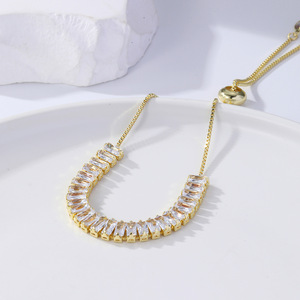 2025 New Fashion Women's Tennis <b>Bracelet</b> Exquisite Rainbow Shining Zircon Adjustable Bangle <b>Bracelet</b> - Product Image 3