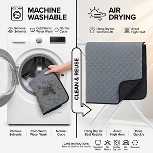 Tapis absorbant pour chien lavable et écologique, prix d'usine, impression personnalisée, coussinets d'apprentissage de la propreté pour animaux, couches réutilisables pour chien - Product Image 3