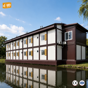 Maison Modulaire Préfabriquée Empilable en Acier Moderne, Conteneur d'Hébergement, Campus Conteneurisé, Espace de Vie Temporaire et <span class=keywords><strong>Logement</strong></span> Étudiant Éphémère - Product Image 4