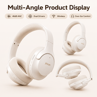 Picun ANC-05Max Nirkabel untuk Headphone Peredam Kebisingan Aktif Audio Hi-Res Driver Ganda Desain Over-Ear Pengisian Daya Tipe-C