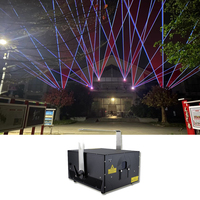 Láser RGB Impermeable de 25w 31W, Animación 3D Multicolor, Luz Láser para Discoteca, Luz Láser RGB de Alta Potencia con Estuche de Transporte Dedicado