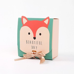 Animal <b>Party</b> Favor <b>Boxes</b> with Ribbon Cute Cartoon Candy Gift <b>Boxes</b> for Kids Birthday - Product Image 4