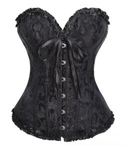 Corsé de hueso de acero de moda antigua sin tirantes para ropa de fiesta, corsé moldeador de cuerpo con logotipo personalizado - Product Image 1