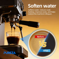 Cartouche de filtre à eau au charbon actif Z056 avec certification NSF, élimine les bactéries et le chlore pour machine à café domestique
