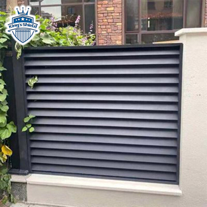 ألواح سياج زاوية من الألومنيوم بتصميم ثلاثي الأبعاد حديث، مسبقة الصنع، عازلة للصوت، آمنة، بإطار معدني، لمواقع البناء والحدائق والرياضة - Product Image 1