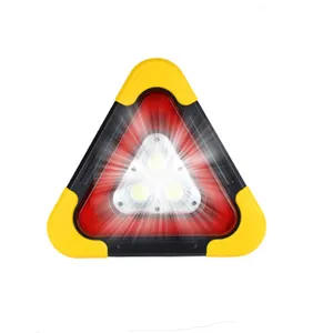 Solar camping lantern car stop light Triangle reflective parking sign emergency kit