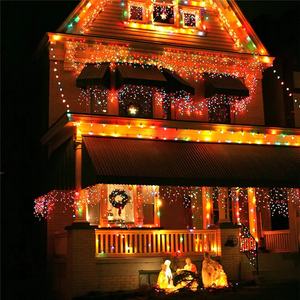 चिकनी पारदर्शी मल्टीकोर सेंसर गार्डन सजावट c9 छिपा क्रिसमस स्ट्रिंग प्रकाश बल्ब - Product Image 6