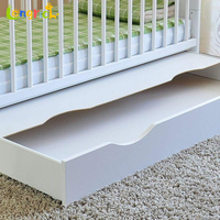 Berceau convertible de haute qualité pour tout-petits Lit bébé en bois durable et non toxique de haute qualité 4 hauteurs réglables pour la chambre des enfants