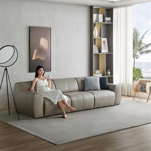 Cama Retráctil Inteligente de Cuero Gris, Multiusos, para Sala de Estar, Cama Individual Retráctil Petite K302 - Product Image 2