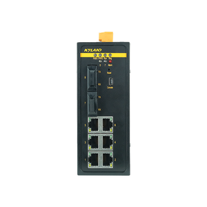 สวิตช์จัดการเลเยอร์ 2 รุ่น KYLAND SICOM3000-2GX2S6T-SC40-L2-L2 พร้อมระบบ DT-Ring-Recovery20ms รองรับ IP40 ติดตั้งบนราง ทนทานต่อแรงลม สำหรับระบบอัตโนมัติพลังงานลม - Product Image 6