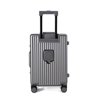 Valise en Aluminium Bagages de Voyage Valise Cabine à Roulettes en PC ABS pour Filles