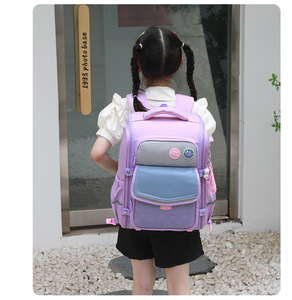 Kids School Backpack Waterproof Cloth Primary School <b>Bag</b> Reflective Strip Boys Girls Casual Fashion Polyester Zipper - Product Image 6