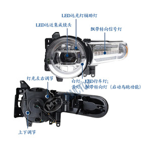 Conjunto de faros delanteros para modelos FJ Cruiser 2007-2020. - Product Image 5