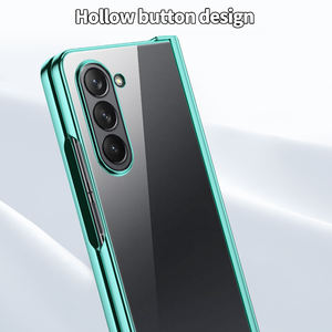 <span class=keywords><strong>Coque</strong></span> de téléphone transparente anti-chute pour Samsung <span class=keywords><strong>Z</strong></span> <span class=keywords><strong>Fold</strong></span> 6 Slim Thin Shell Clear Electroplated Phone Case pour Samsung <span class=keywords><strong>Z</strong></span> <span class=keywords><strong>Fold</strong></span> 5 4 <span class=keywords><strong>3</strong></span> - Product Image 2