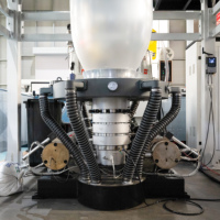 Machine d'extrusion de film plastique à haute production, 2 couches, avec chargeur automatique ABA et sécheur, pour la fabrication de sacs poubelle en HDPE
