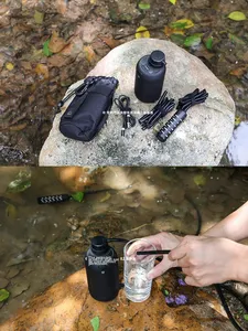 เครื่องกรองน้ำพกพา MEENA สำหรับใช้งานกลางแจ้ง ดื่มได้โดยตรง ระบบกรอง 5 ขั้นตอน 0.01 ไมครอน เหมาะสำหรับการเอาชีวิตรอดในป่าหรือแม่น้ำ - Product Image 3