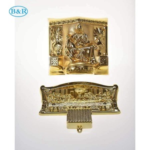 Accesorios para ataúd funerario, accesorio de esquina de <span class=keywords><strong>pieta</strong></span> para ataúd de metal y aaudes, C030 - Product Image 6