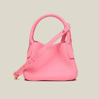 Mini borsa a secchiello color caramella all'ingrosso borsa moda e borsa a tracolla in pelle pu borse a mano da donna