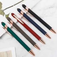 Roségouden Maggi Pen Spot Aluminium Staaf Balpen Groothandel Pers Metalen Middelgrote Oliepen Mat Grensoverschrijdend 1.0Mm Schrijflogo