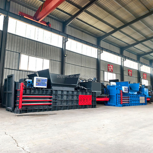 Presse à balles hydraulique horizontale pour le recyclage des métaux ferreux, équipement de pressage de métaux ferreux - Product Image 1