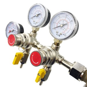 Regulador de presión de dos etapas KLFU de 1/4 pulgada para gas CO2 para equipos de cerveza - Product Image 3