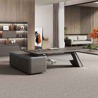 Luxe en forme de L Directeur Manger PDG Boss Solutions de mobilier de bureau Table et chaises Ensemble de bureau de direction