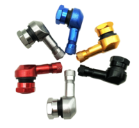 11.3mm aluminium métal 90 degrés Angle moto pneu Valve tiges TV25AL moto pneu gonflage Valve