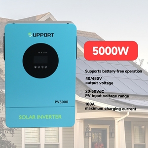 5KW đầu ra kép tắt máy 48V lai năng lượng mặt trời biến tần MPPT điều khiển lưới kết nối tinh khiết Sine Wave Inverter IP65 bảo vệ AC - Product Image 1
