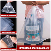 Sac de transport en polyéthylène transparent de grande taille, sur mesure, de qualité alimentaire, pour le stockage, résistant à l'humidité, thermoscellable, poche plate pour le lait
