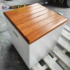 Nuevos Materiales de Construcción de Piedra, Taburete Cuadrado de Piedra Taishike XMS006, Hormigón de Alto Rendimiento Resistente a la Corrosión, para Patio Exterior - Product Image 2