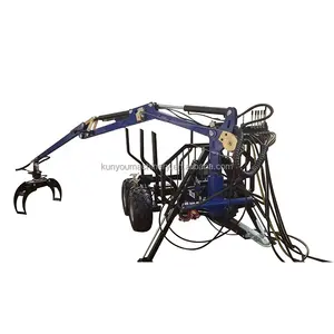 Remorque en bois galvanisé de haute qualité Forest Wood ATV utilisant une remorque pour des pièces de rechange de tracteur