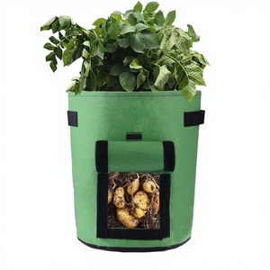 <span class=keywords><strong>Sac</strong></span> de culture <span class=keywords><strong>en</strong></span> <span class=keywords><strong>jute</strong></span> respirant et biodégradable pour légumes et pommes de terre, 15 gallons, <span class=keywords><strong>en</strong></span> tissu non tissé - Product Image 3