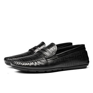 Nouvelles chaussures en cuir pour hommes, populaires et confortables, idéales pour une tenue décontractée et la conduite. - Product Image 6