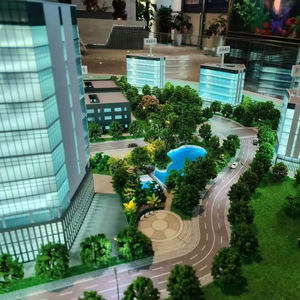 Modern Design Style Manufacturers Supply Real Estate Making Architectural Scale Model LED Lighting Urban <strong>Building</strong> <strong>Planning</strong> Model - Product Image 1
