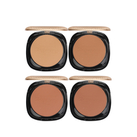 Imperméable à l'eau Mat Contour Du Visage Blush Bronzer Poudre Pressée Palette Peau Foncée Marque Privée Maquillage Surligneur Poudre Compacte
