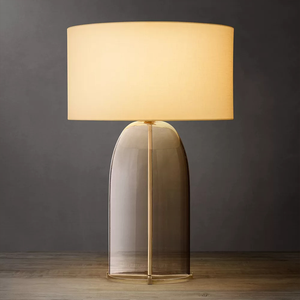 Lampe de table en verre transparent <span class=keywords><strong>Blom</strong></span>, vente en gros de lampes de table, éclairage décoratif, lampe de chambre à coucher, lampe de villa, hôtel, éclairage décoratif design - Product Image 3