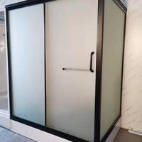 Salle de douche fermée intégrale avec conteneur Closestool toilette portable séparation humide et sèche salle de bain simple
