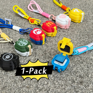 Paquete de 2 estuches para tizas de billar con correa, estuche de transporte para lubricador de puntas de taco de snooker, almacenamiento para billar. - Product Image 3