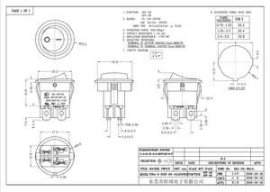 Nhà Máy Giá Red chỉ số ánh sáng LED Rocker chuyển 4 pin Vòng Nút chuyển đổi quyền lực cho thiết bị điện - Product Image 6
