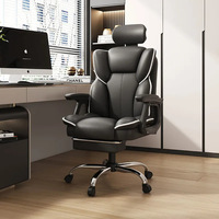 Chaise de bureau ergonomique pivotante moderne pour la maison, avec dossier en maille rafraîchissant, confortable pour les longues sessions de jeu