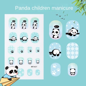 Zhengxiang 3D mignon dessin animé Pet Animal géant Panda INS ongles autocollants enfants bricolage transfrontalier Source costume - Product Image 2
