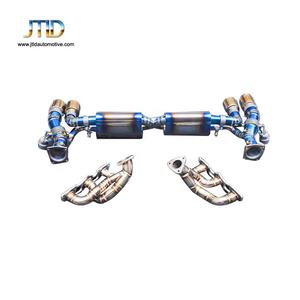 ผลิตในประเทศจีนประสิทธิภาพท่อไอเสียเต็มระบบหัวท่อไอเสียและระบบ Valvetronic Catback สำหรับ PORSCHE 911 991 Turbo S - Product Image 3